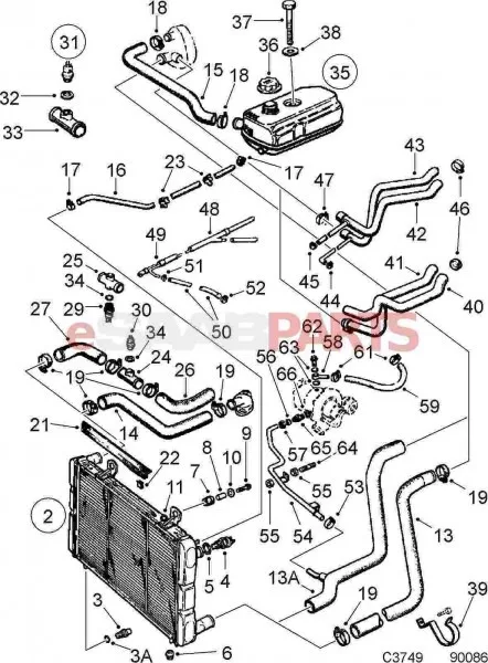 Saab Engine Diagram