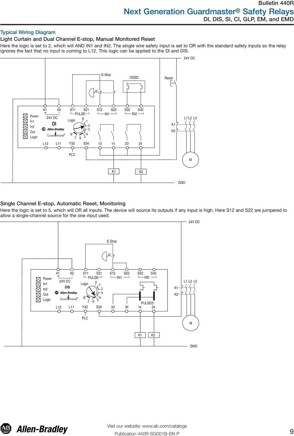 Safety Relay Wiring Diagram Pdf