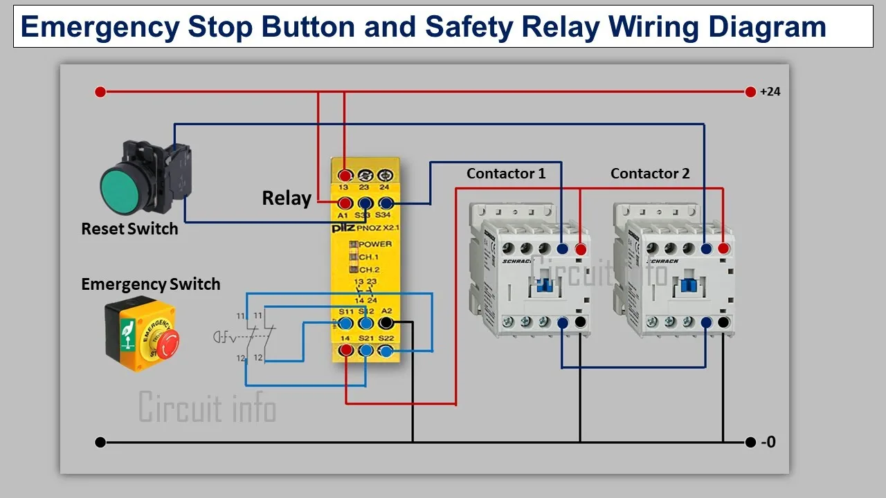 Safety Relay Wiring Diagram Pdf