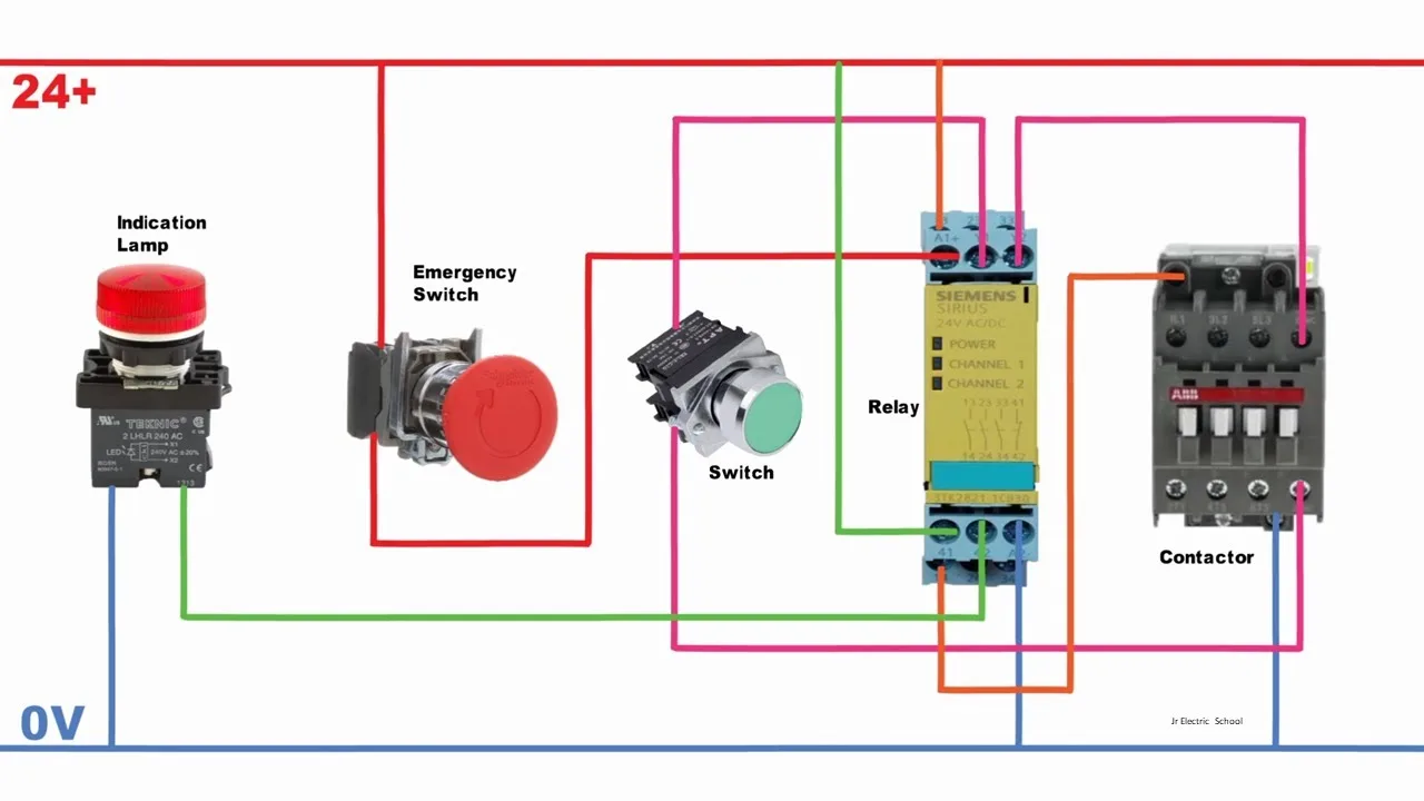 Safety Relay Wiring Safety Relay Circuit Diagram