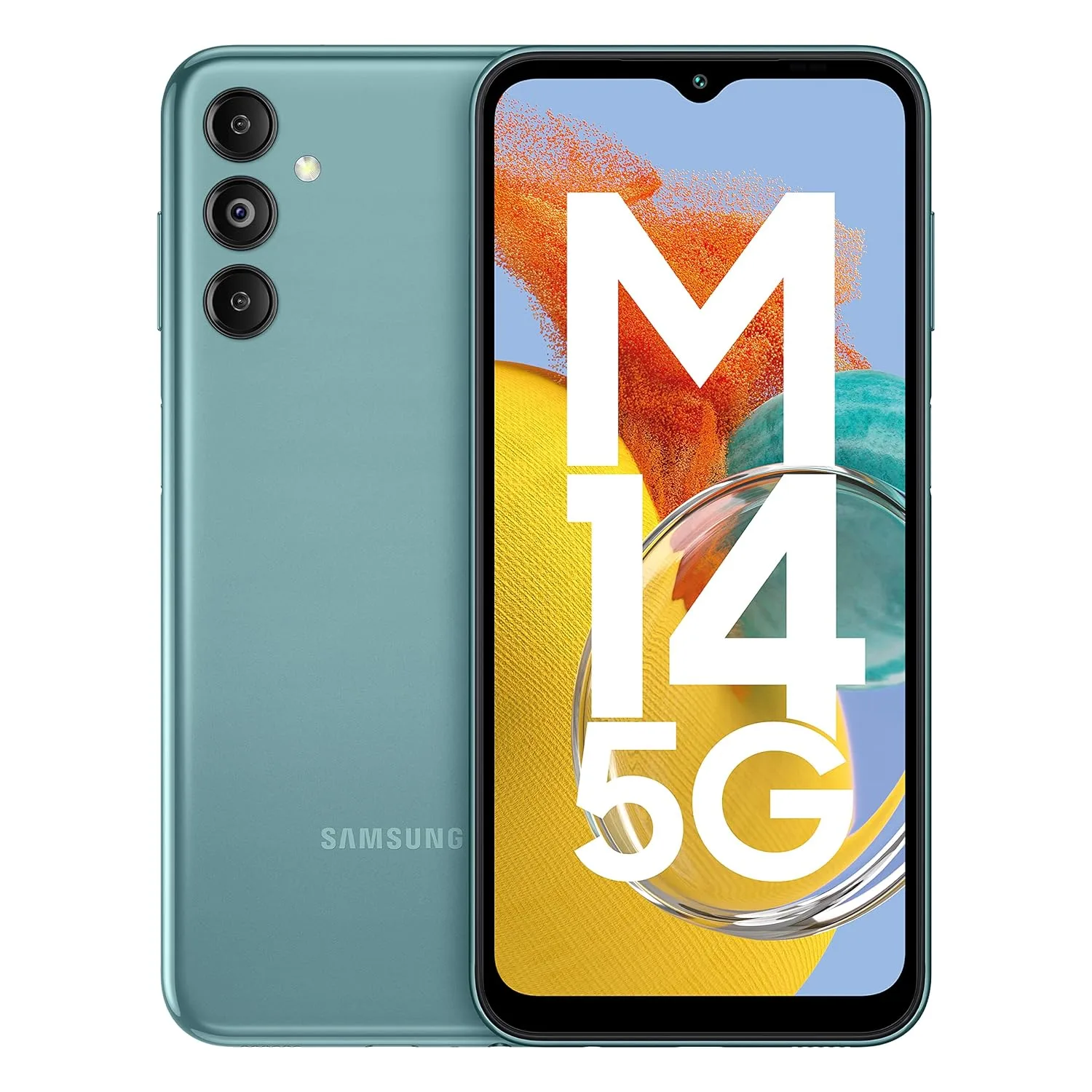 Samsung Galaxy M14 5G Smoky Teal 4Gb 128Gb Storage 50Mp Triple Cam 6000 Mah Battery