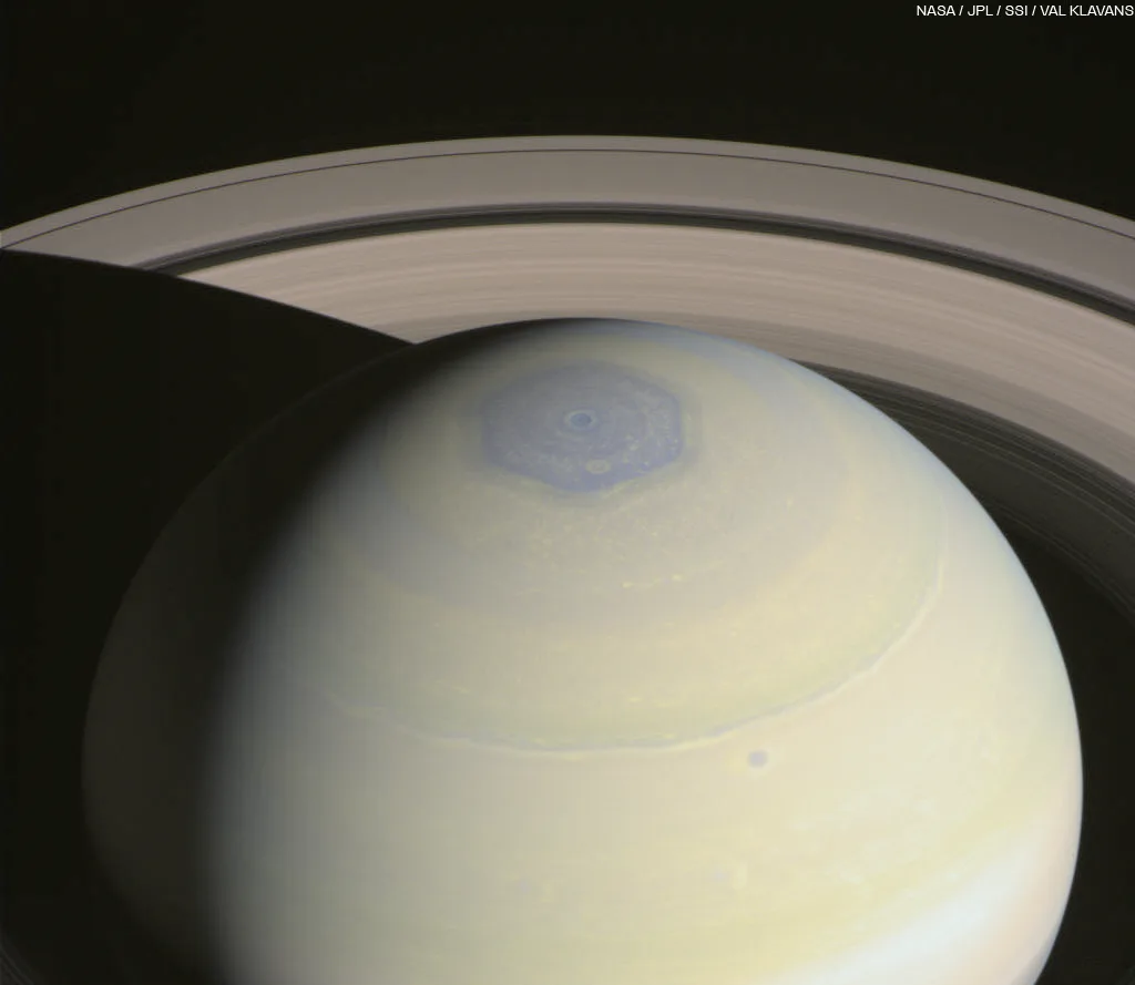Saturn S North Polar Hexagon The Planetary Society
