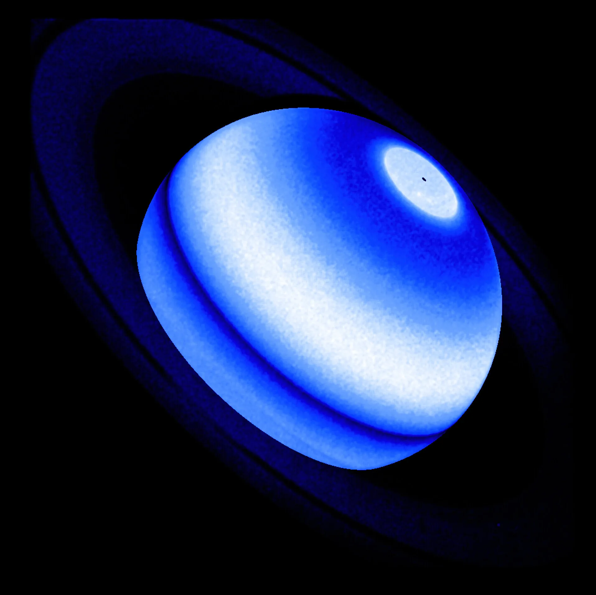 Saturn S Rings In Uv From Hubble The Planetary Society