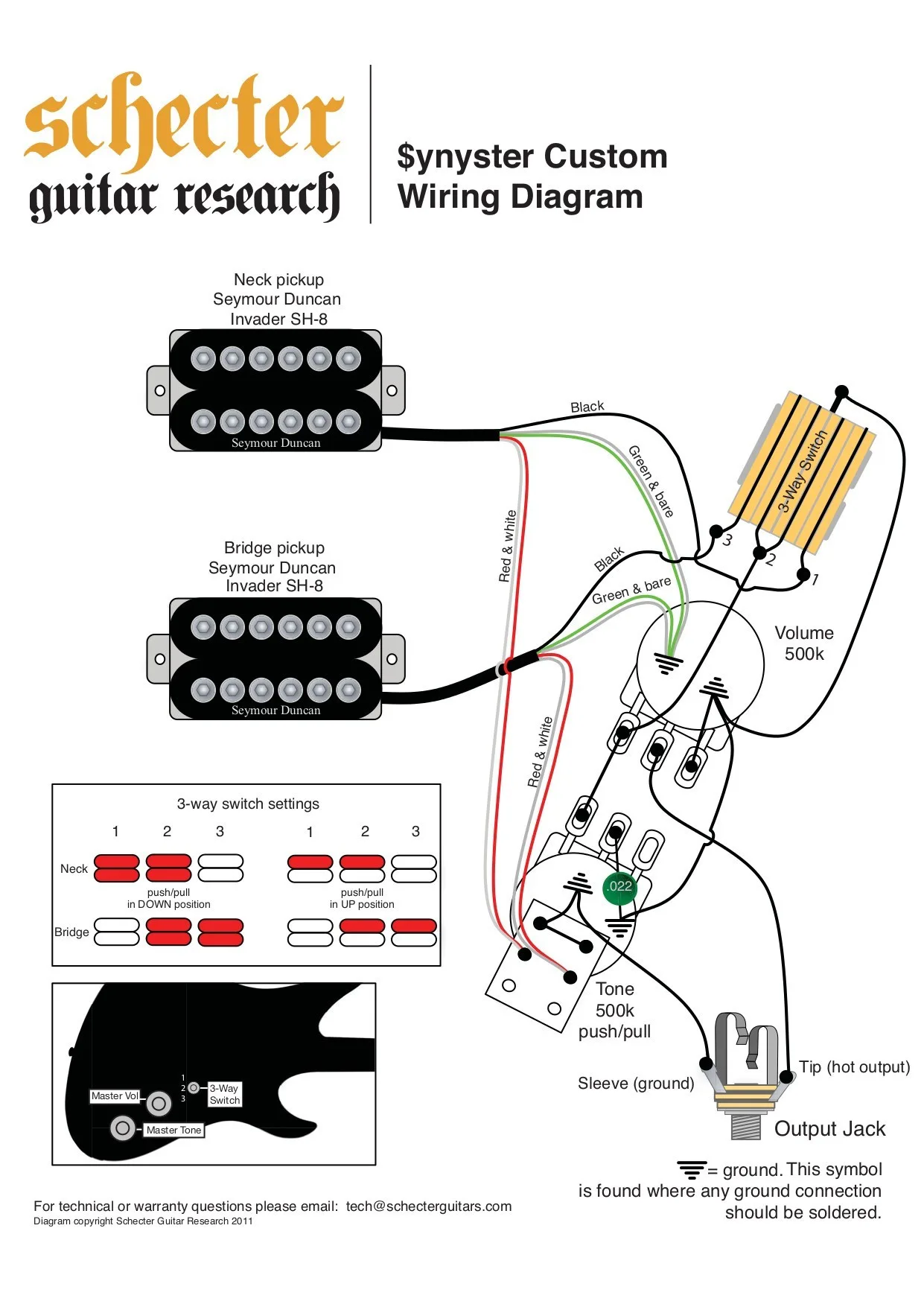 Schecter Dv Switching Diagram Diagram Schecter Guitars Dia