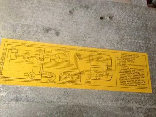 Schéma De Câblage Ac Coleman Pour Installation Facile