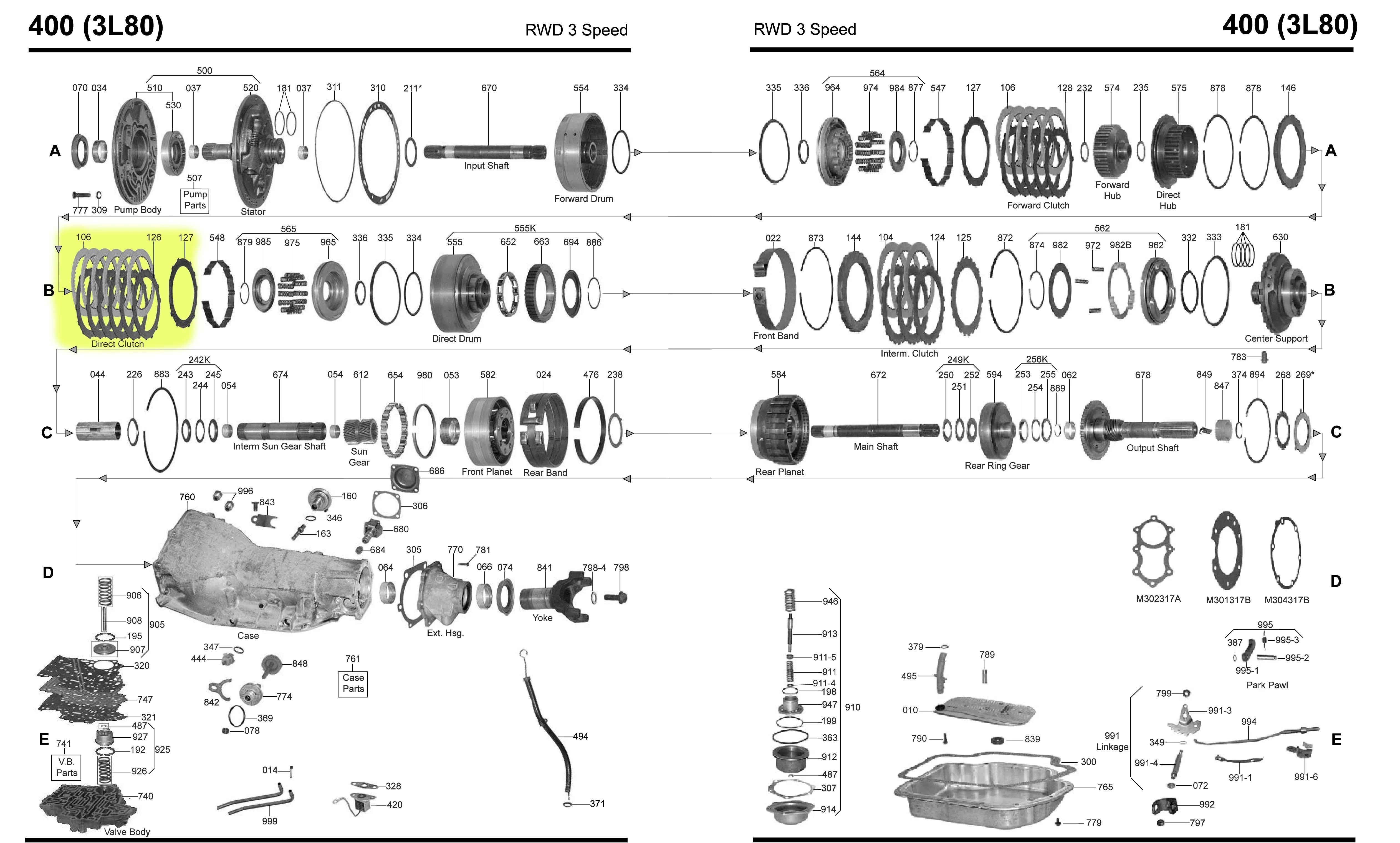 Schematic 4L80E Transmission Wiring Diagram Transmission Dia