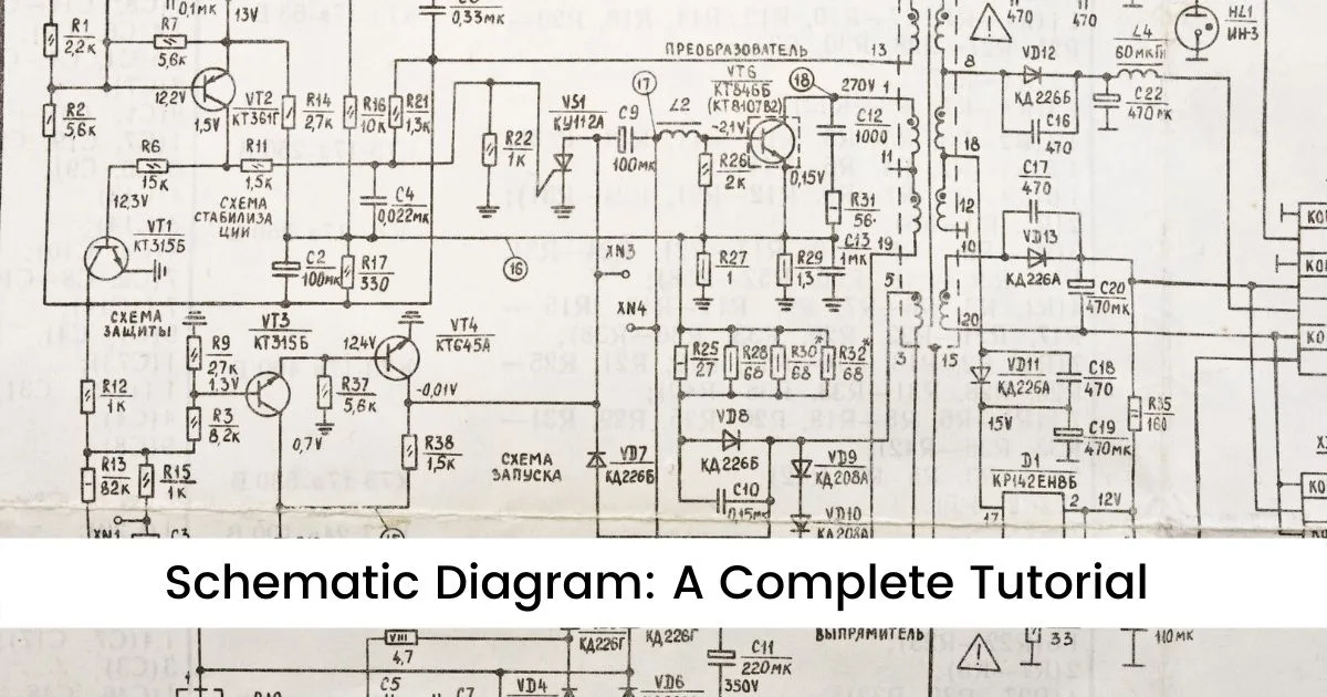 Schematic Diagram A Complete Tutorial With Free Examples Edrawmax