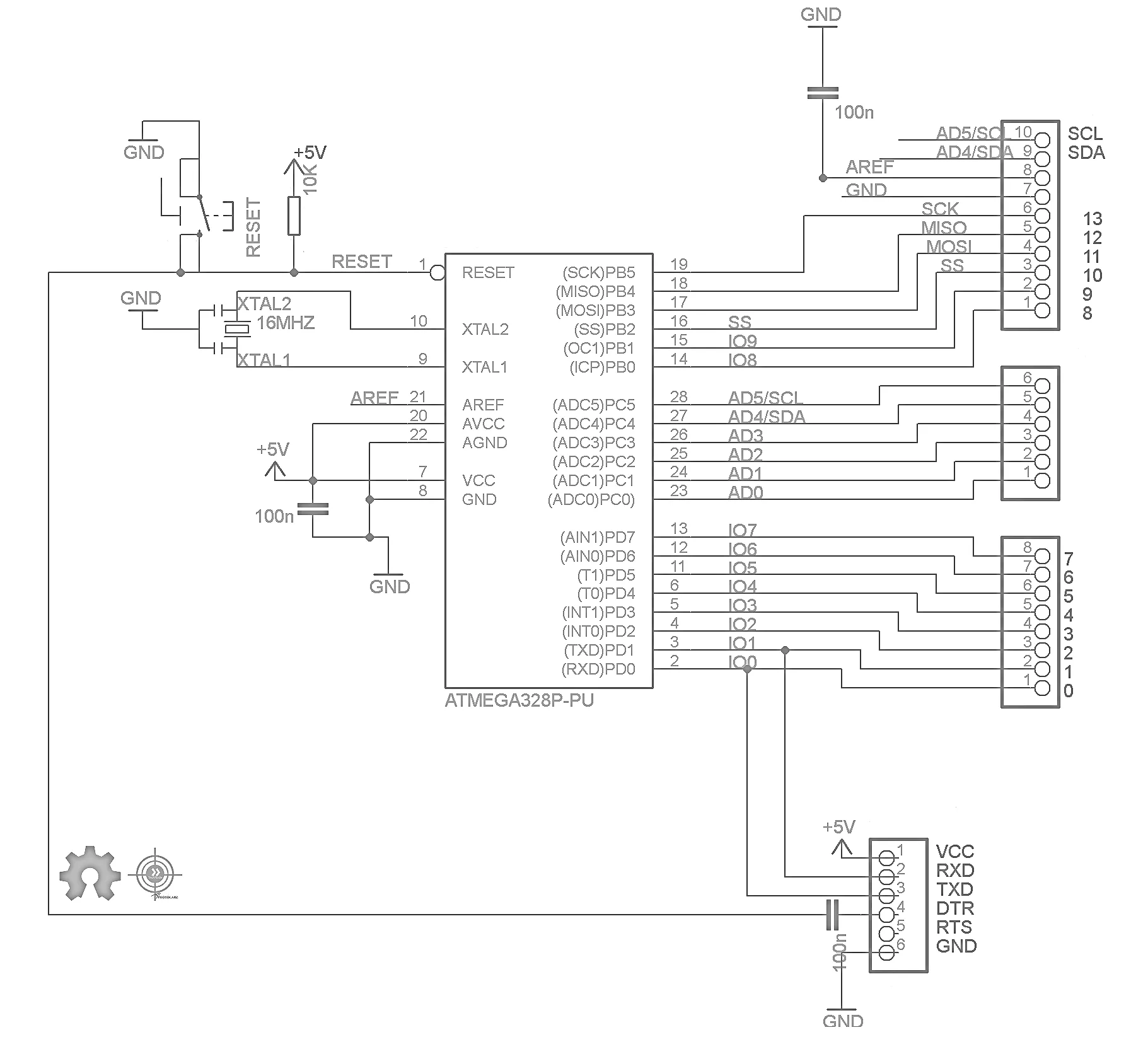 Schematic Diagram For Arduino