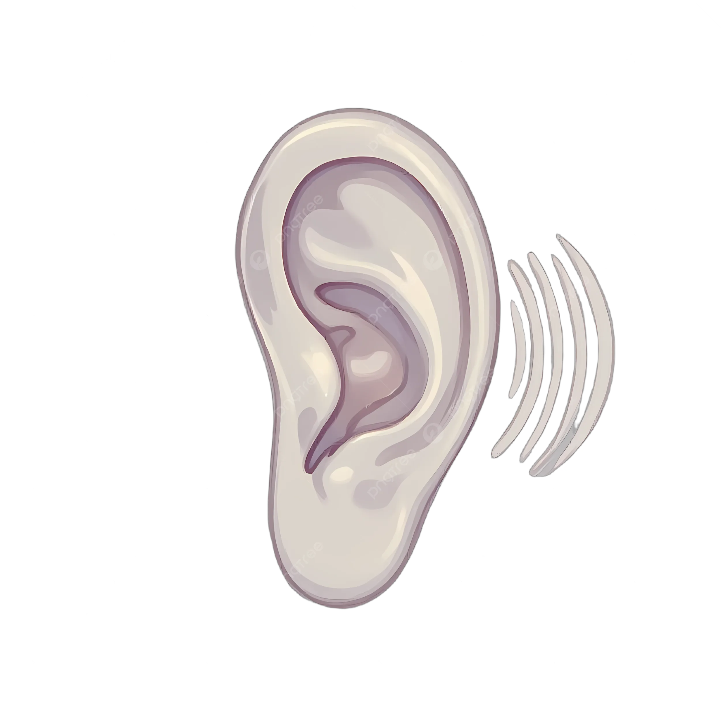 Schematic Diagram Of Listening To Sound Of Cochlear Cochlear Structure Endolymph Fluid Hair
