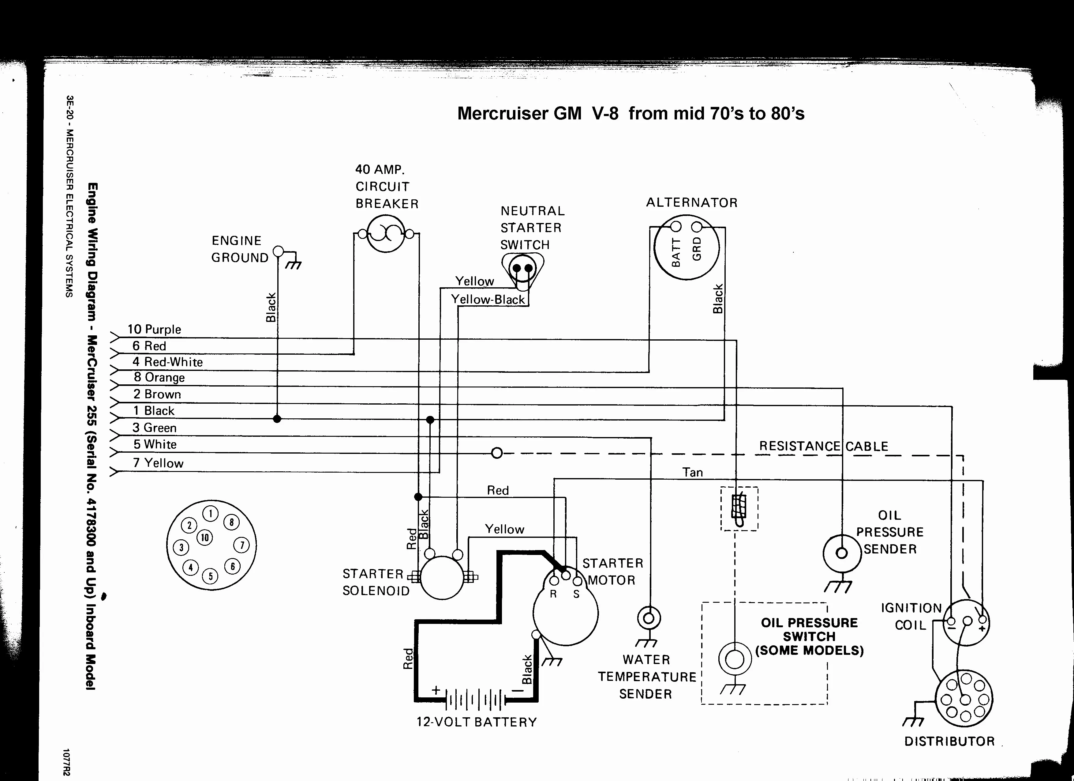 Schematic Mercruiser 3 0 Wiring Diagram