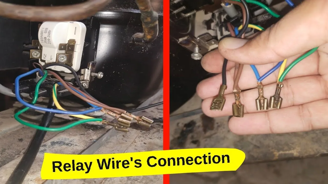 Schematic Refrigerator Start Relay Wiring Diagram Schematic