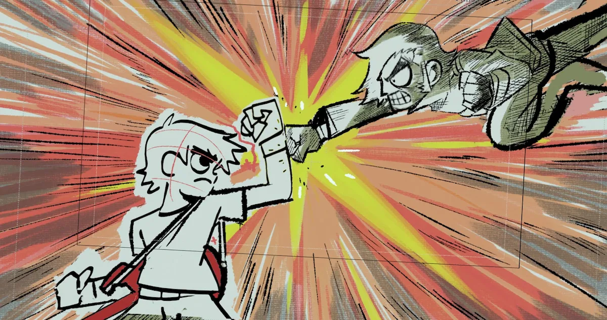 Scott Pilgrim Takes Off Anime Animation Style Behind The Scenes Netflix Tudum