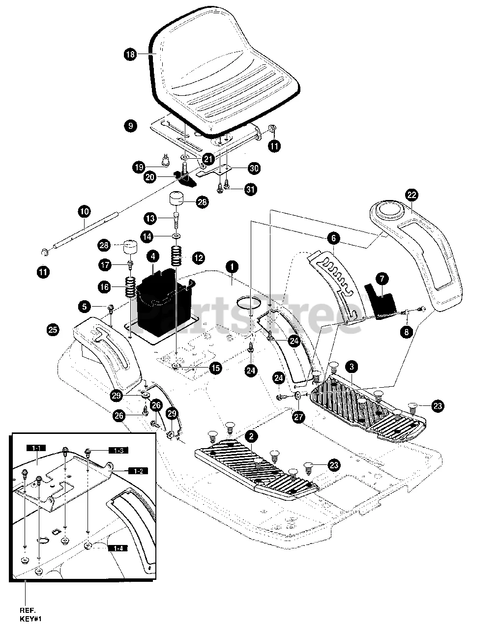 Scotts Lawn Tractor Parts Diagram S2048