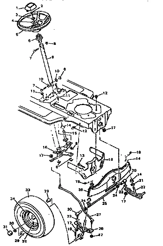 Sears Riding Mower Parts List