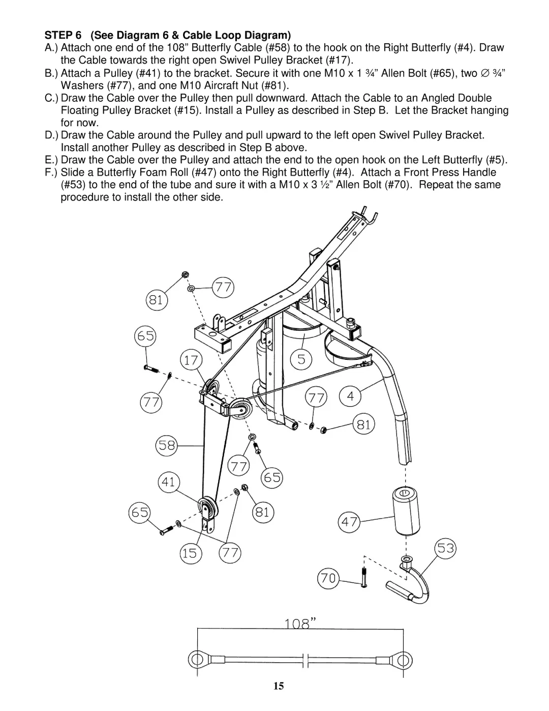 See Diagram 6 Cable Loop Diagram Impex Eve 900 Instruction