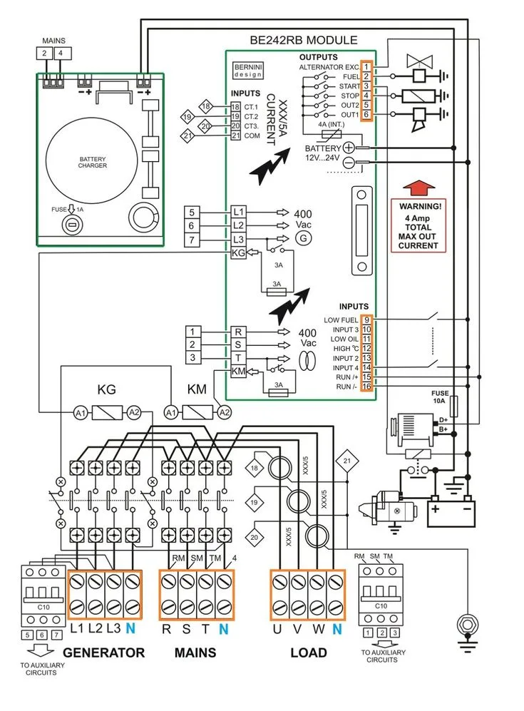 Sel Generator Wiring Diagram
