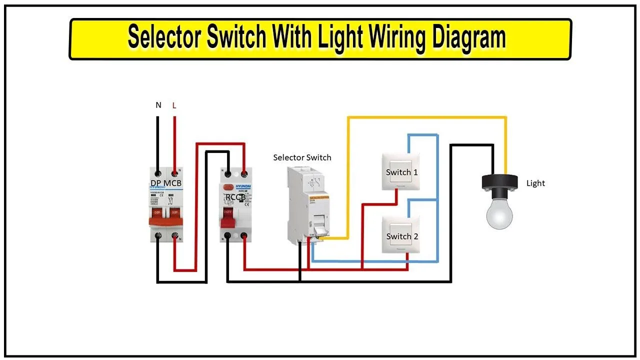 Selector Switch Wiring Diagram