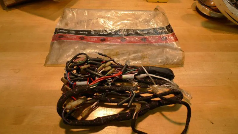 Sell Nos Lucas Wiring Harness 1970 Bsa B44Vs 1970 Triumph Tr25W In Willington Connecticut Us