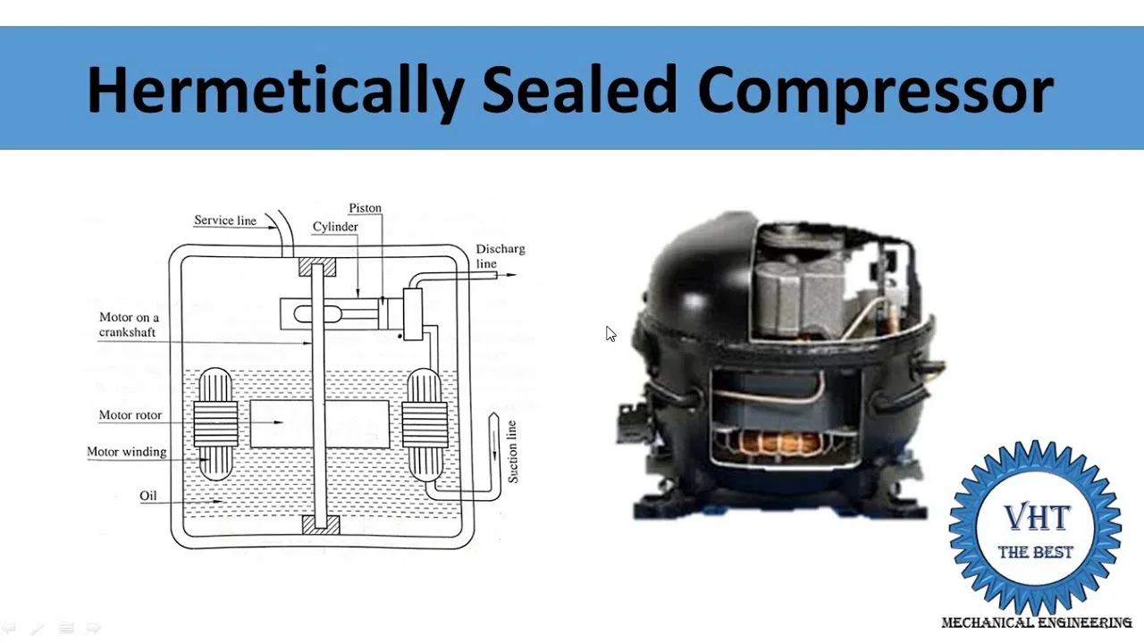 Semi Hermetic Compressor Diagram