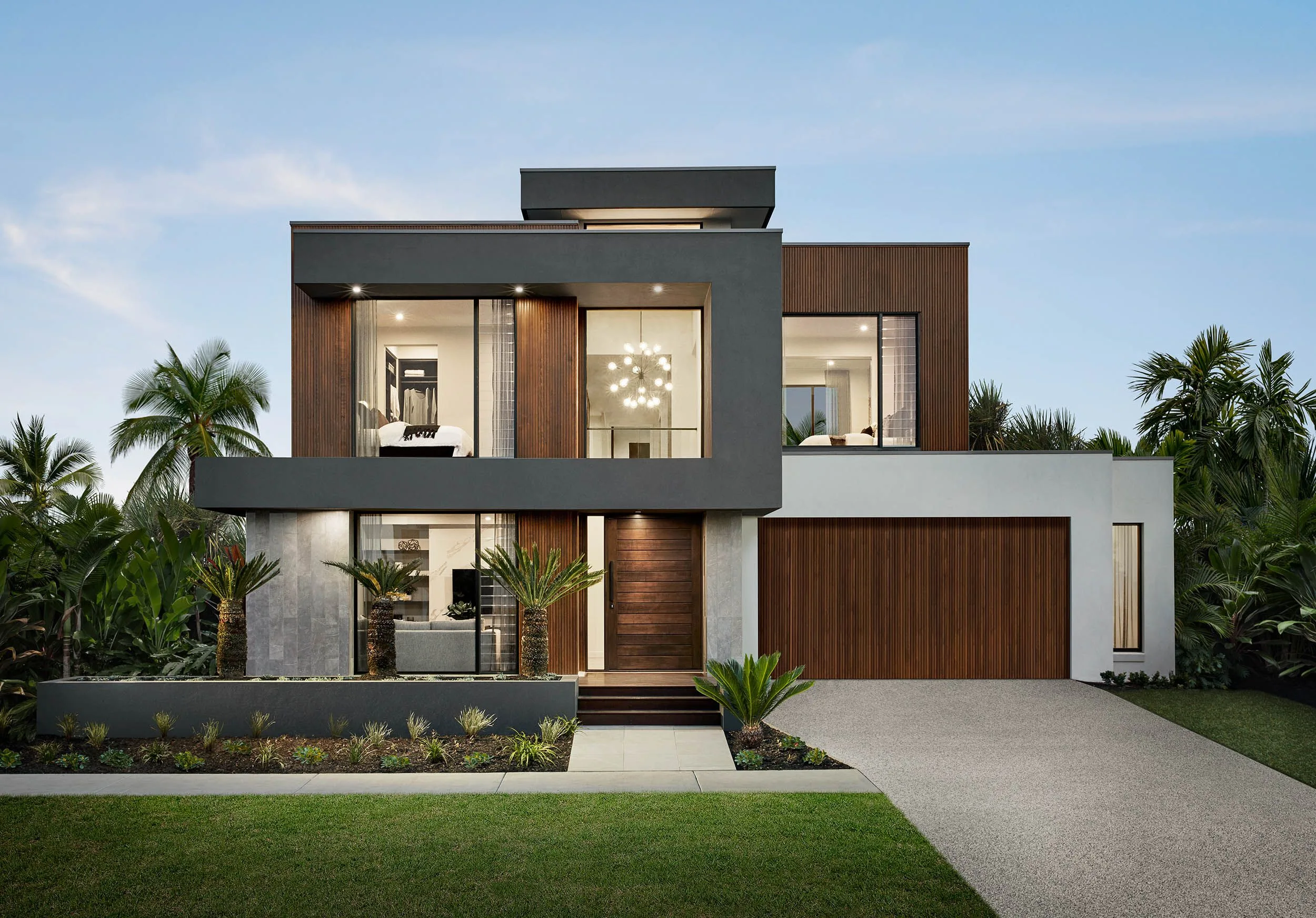 Signature By Metricon Modena Facade Facade House Contemporary House Exterior Modern
