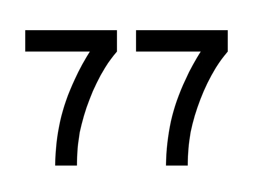 Significado Del Número 77 Numerología Setenta Y Siete
