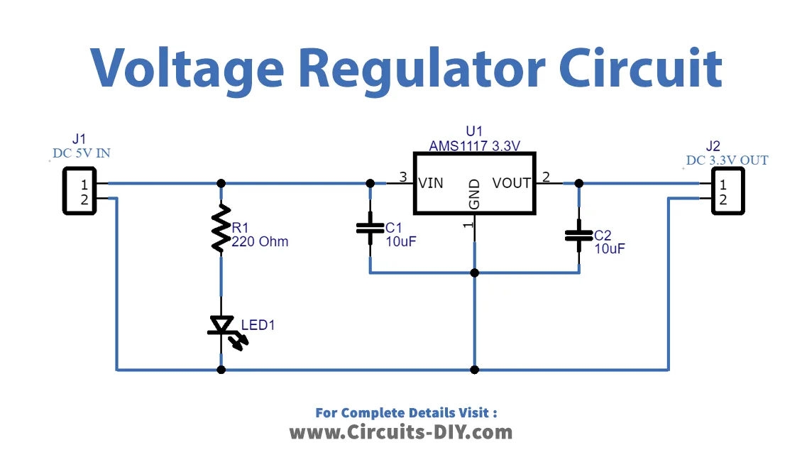Simple Circuit Schematic Diagram Simple Circuit Diagram For