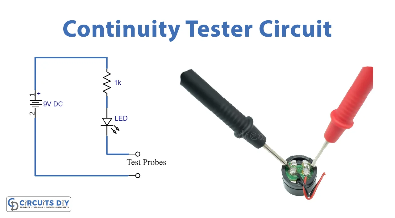 Simple Continuity Tester Circuit 46 Off