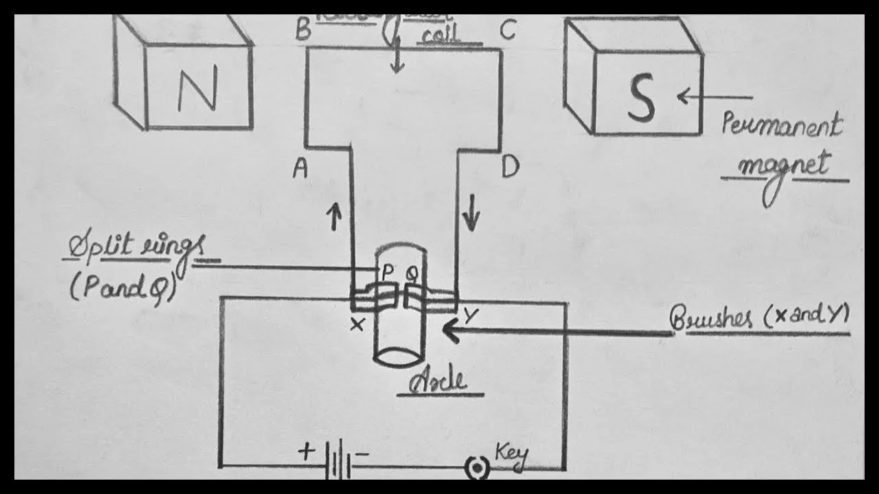 Simple Electric Motor Circuit Diagram
