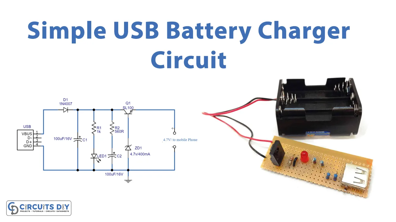 Simple Mobile Battery Charger Circuit Diagram Diagram Wire