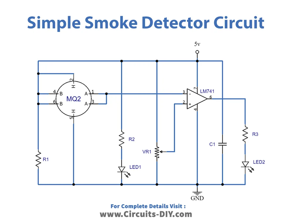Simple Smoke Detector Circuit