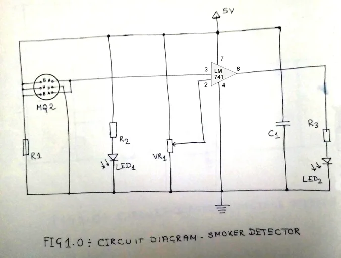 Simple Smoke Detector Circuit Making Easy Circuits
