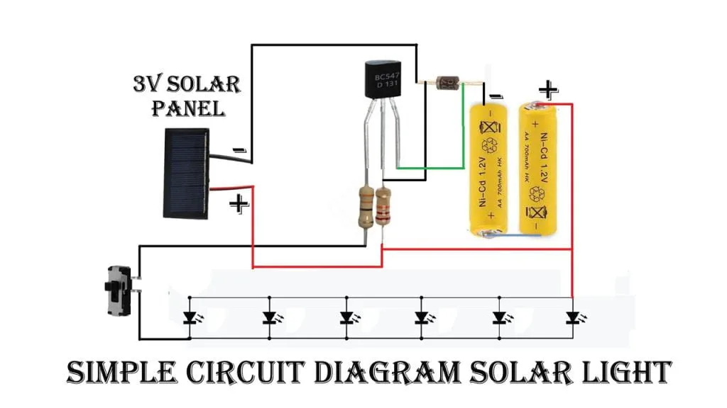 Simple Solar Light Wiring Diagram Wiring Diagram