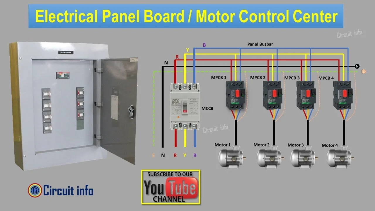 Single Line Diagram Of Control Panel Diagram Autocad Elect