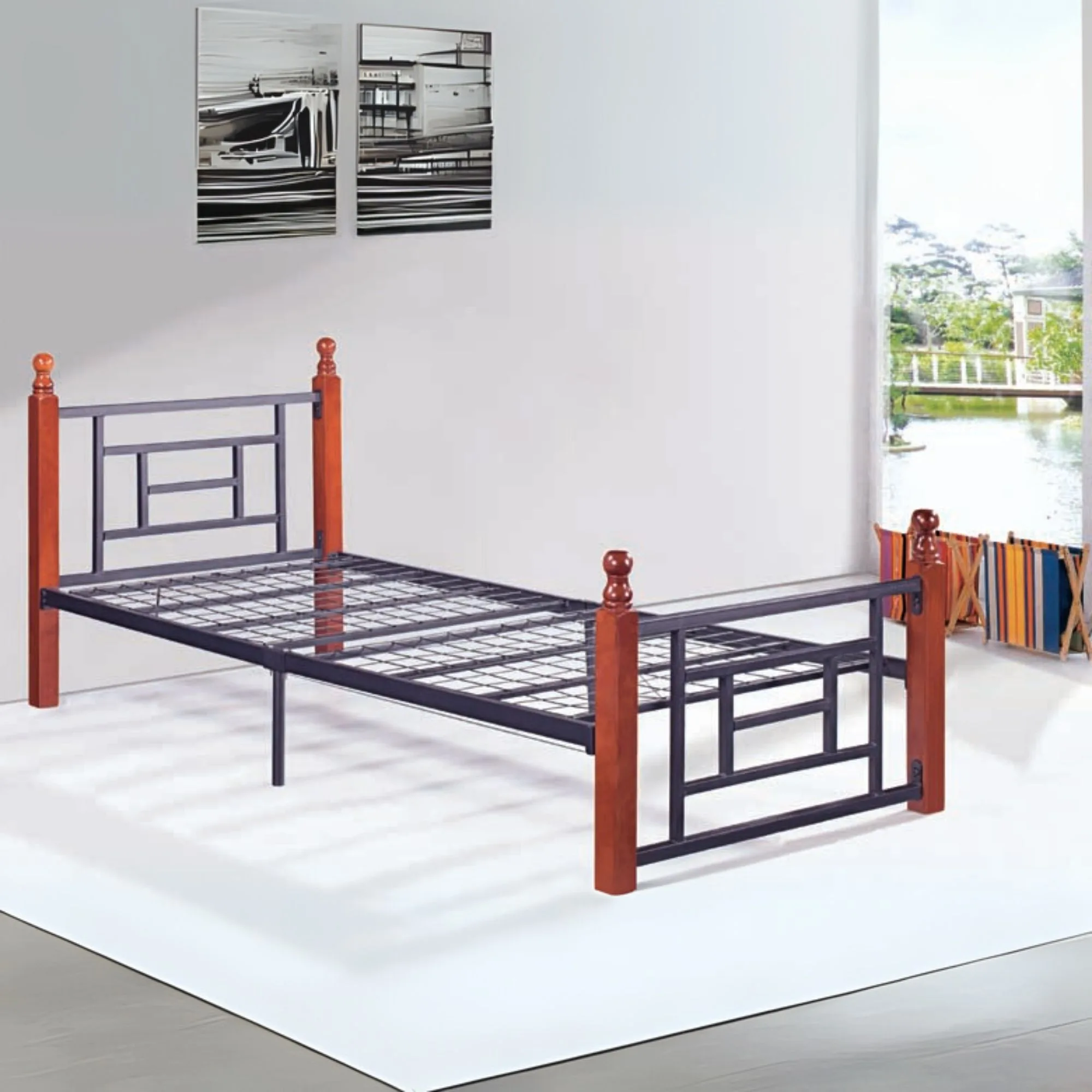 Single Metal Bed W502 90 190 Cm
