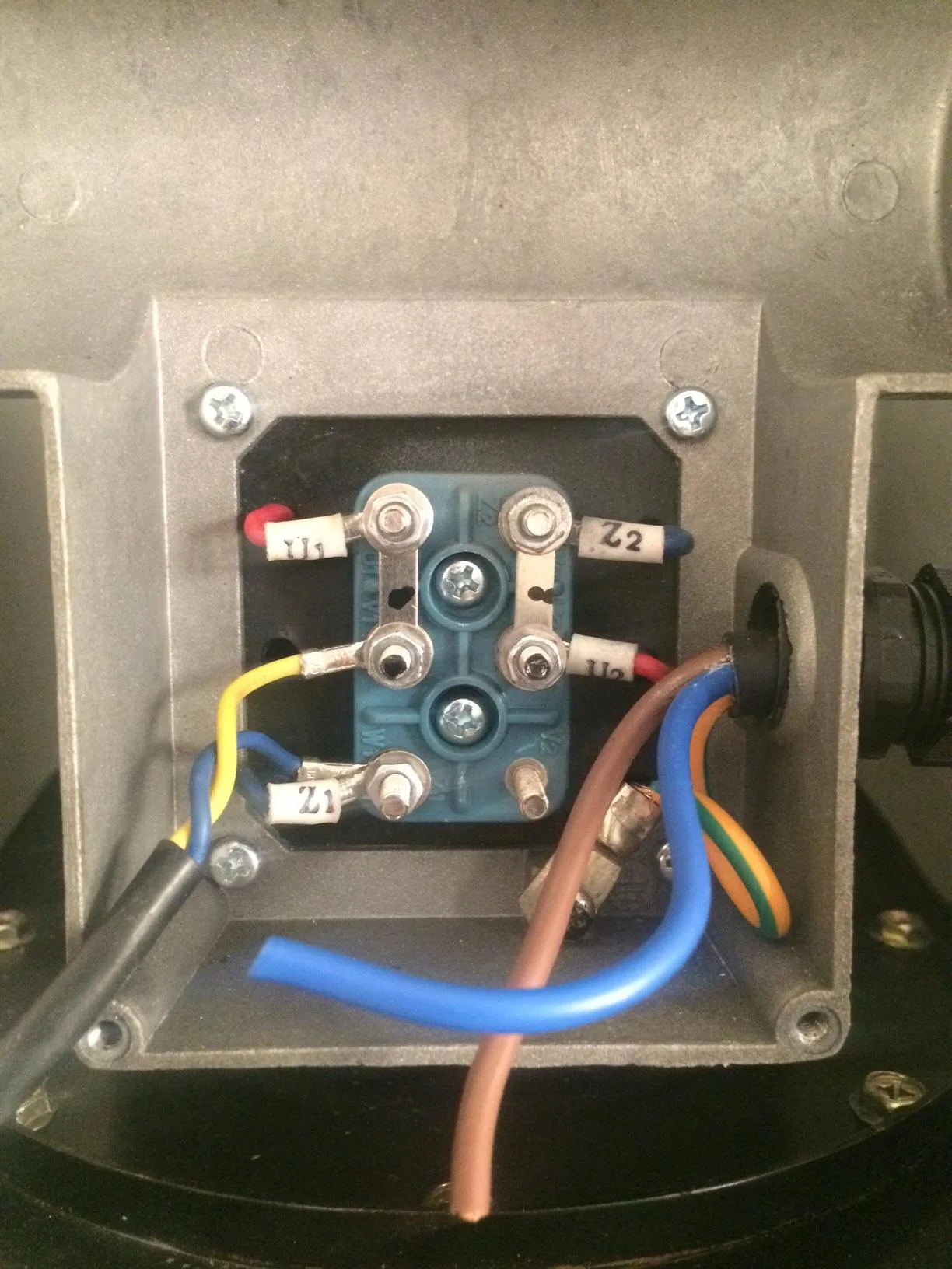 Single Phase 4 Pole Motor Wiring Diagram