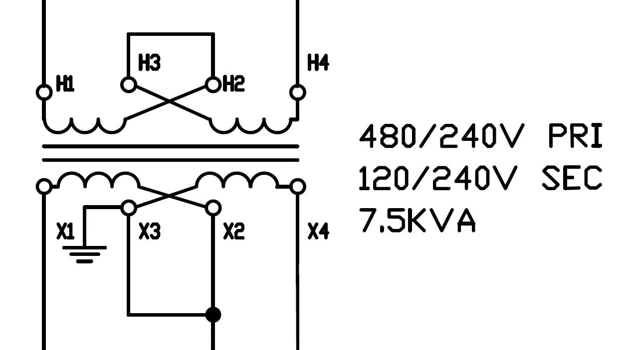 Single Phase 480 Transformer