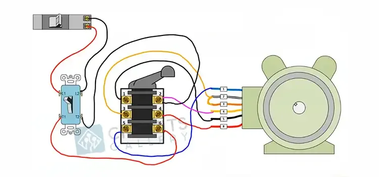 Single Phase Drum Switch Wiring Diagram Drum Reversing Switc