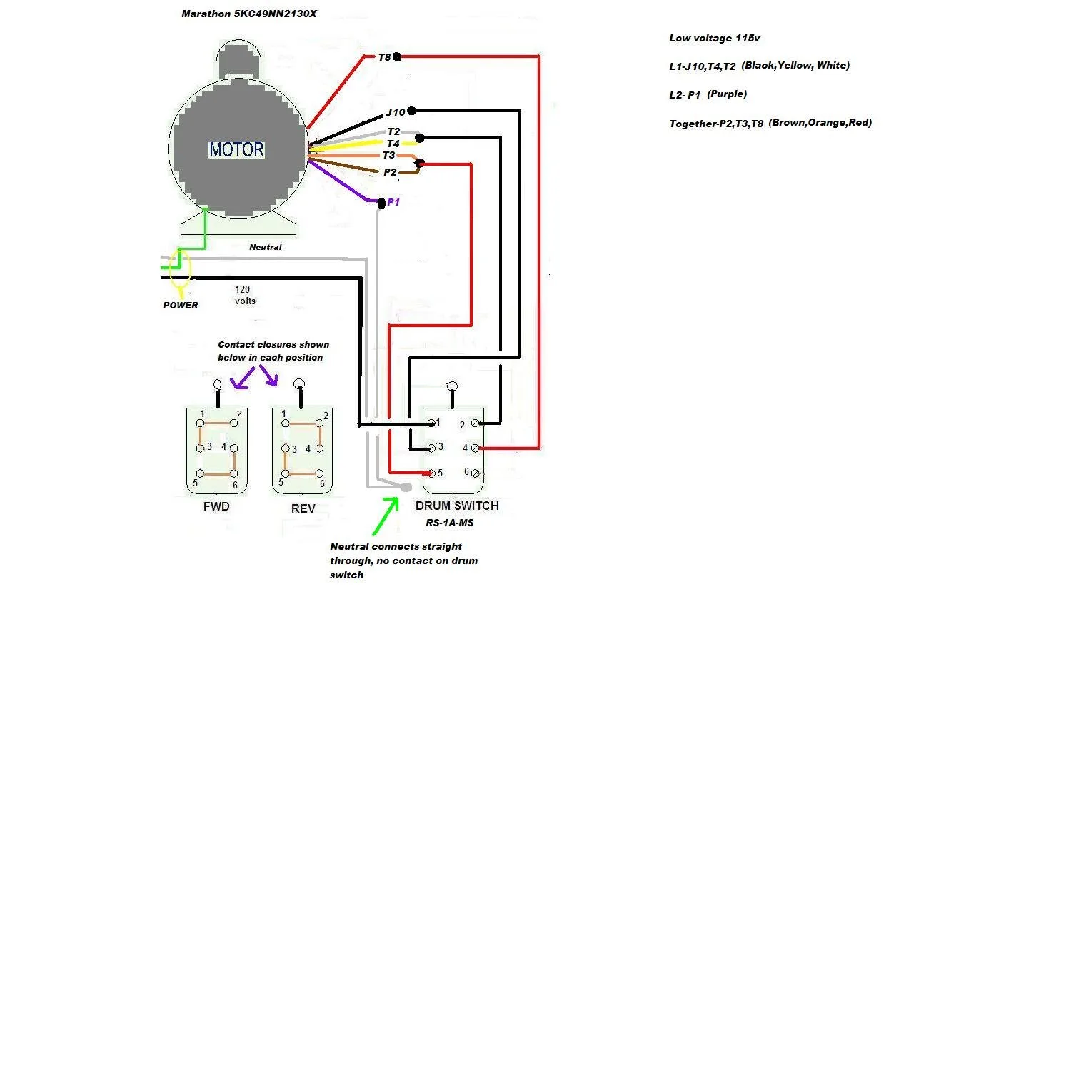 Single Phase Marathon Motor Wiring Diagram Lindsayahson
