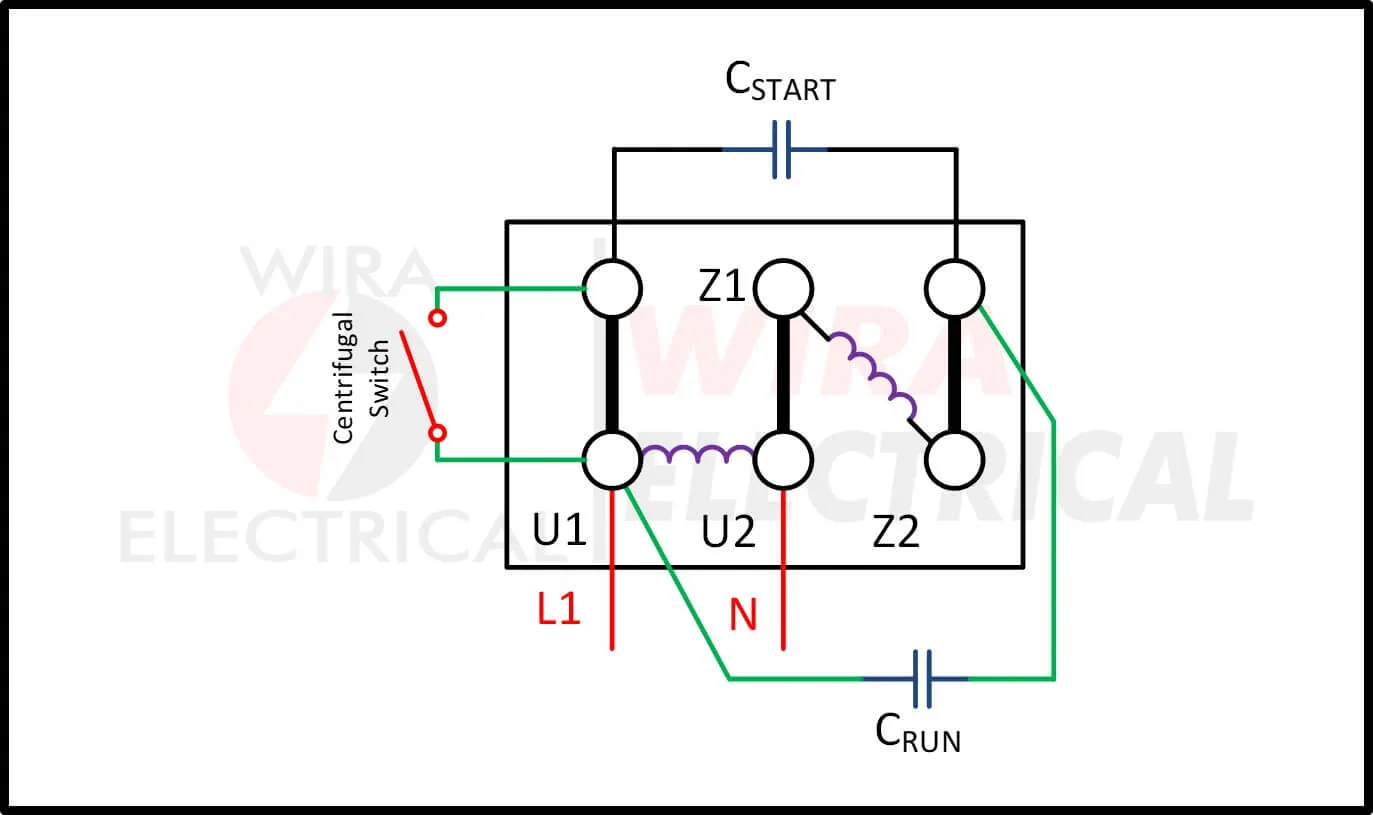 Single Phase Motor Wiring Diagrams 230 Volt