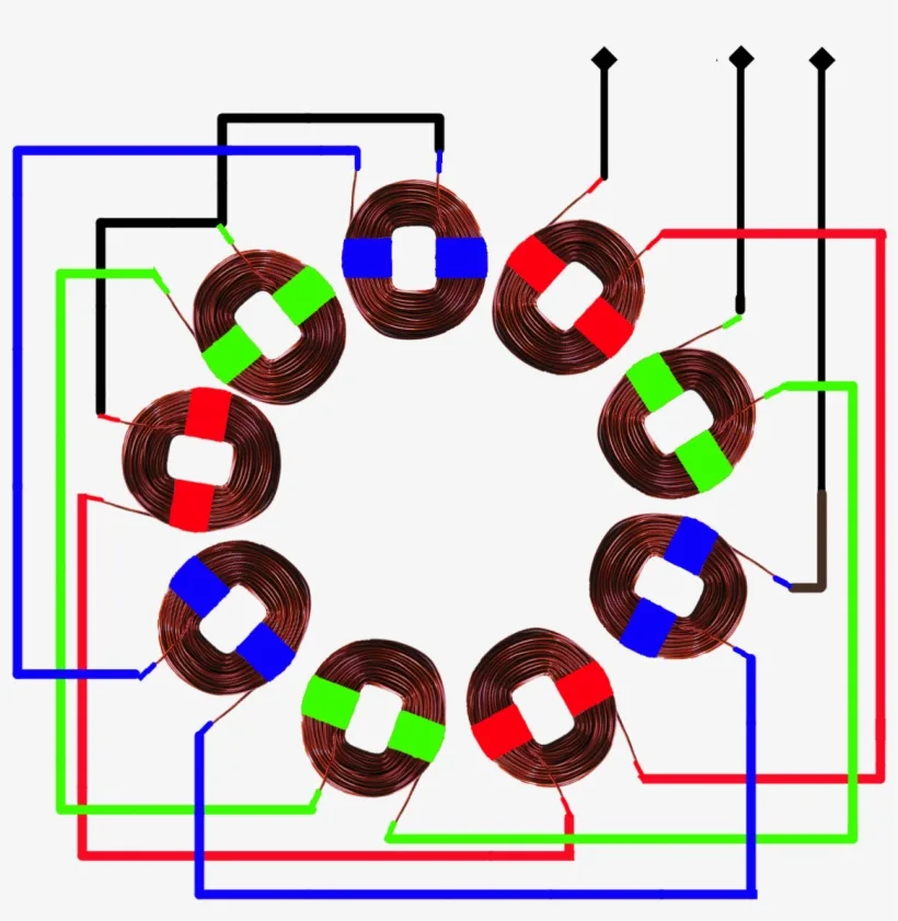 Single Phase Stator Wiring Diagram Eternalinspire