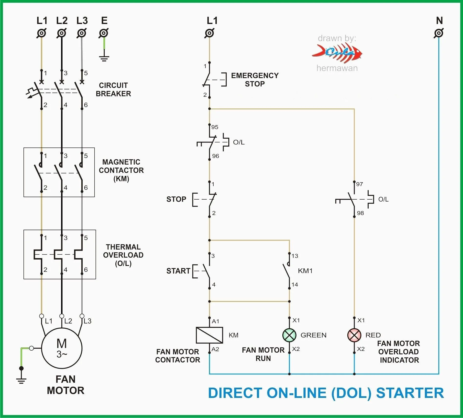 Single Phase Submersible Motor Starter Diagram Single Phase
