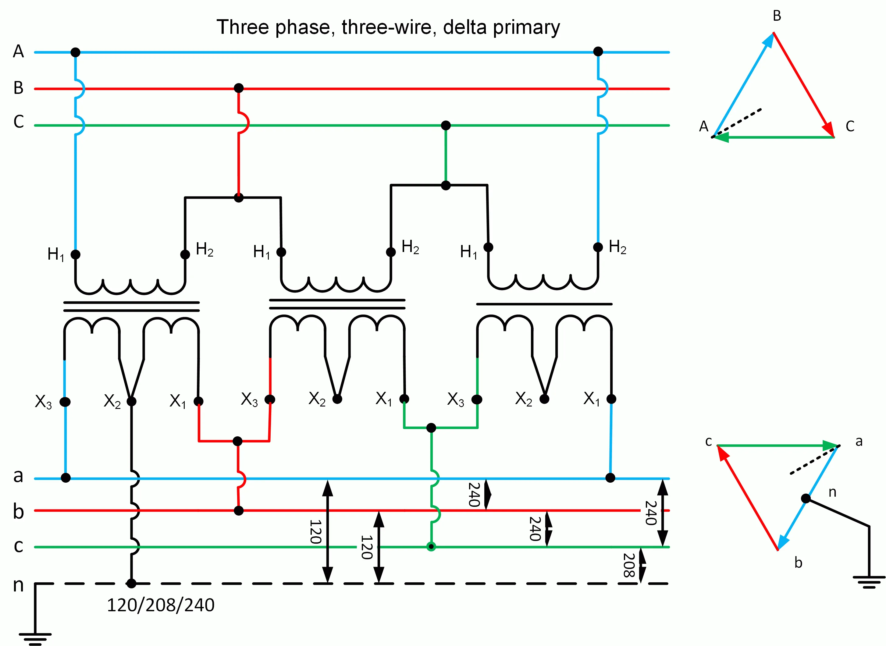 Single Phase Transformer Wiring