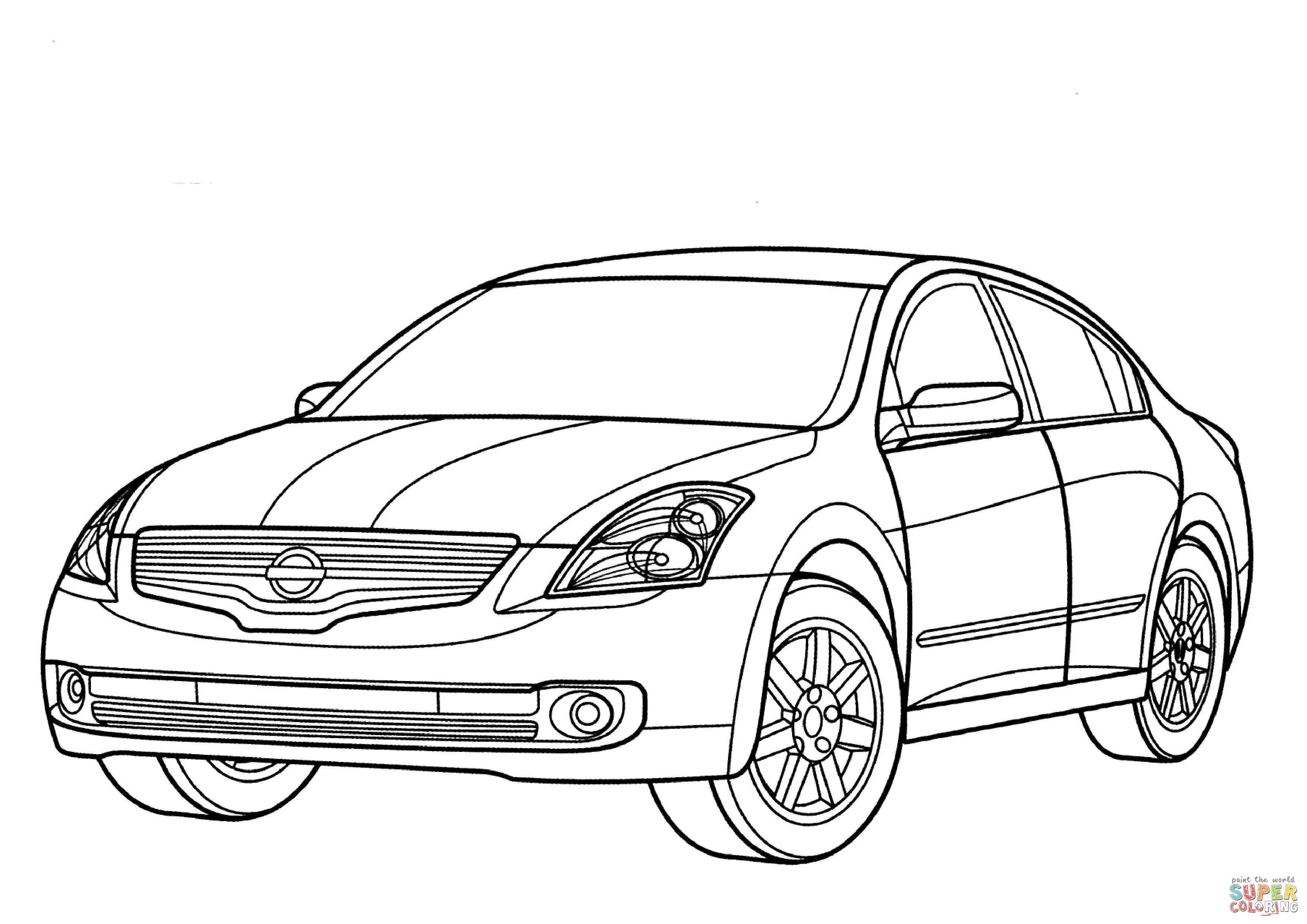 Sketches Of Nissan Altimas