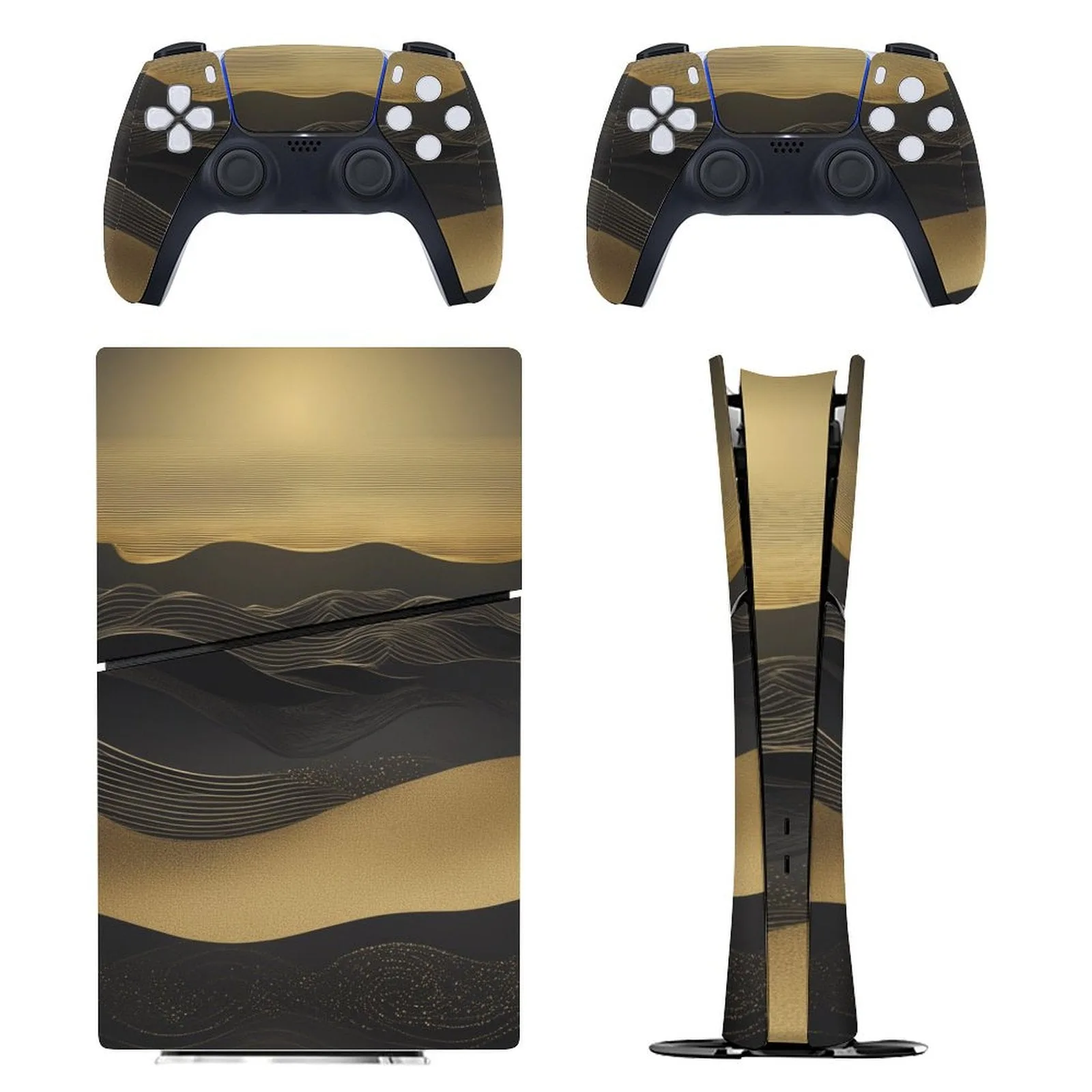 Skin Sticker For Ps5 Slim Standard Ps5 Pro Disc Digital Edition Console And Controllers Decals