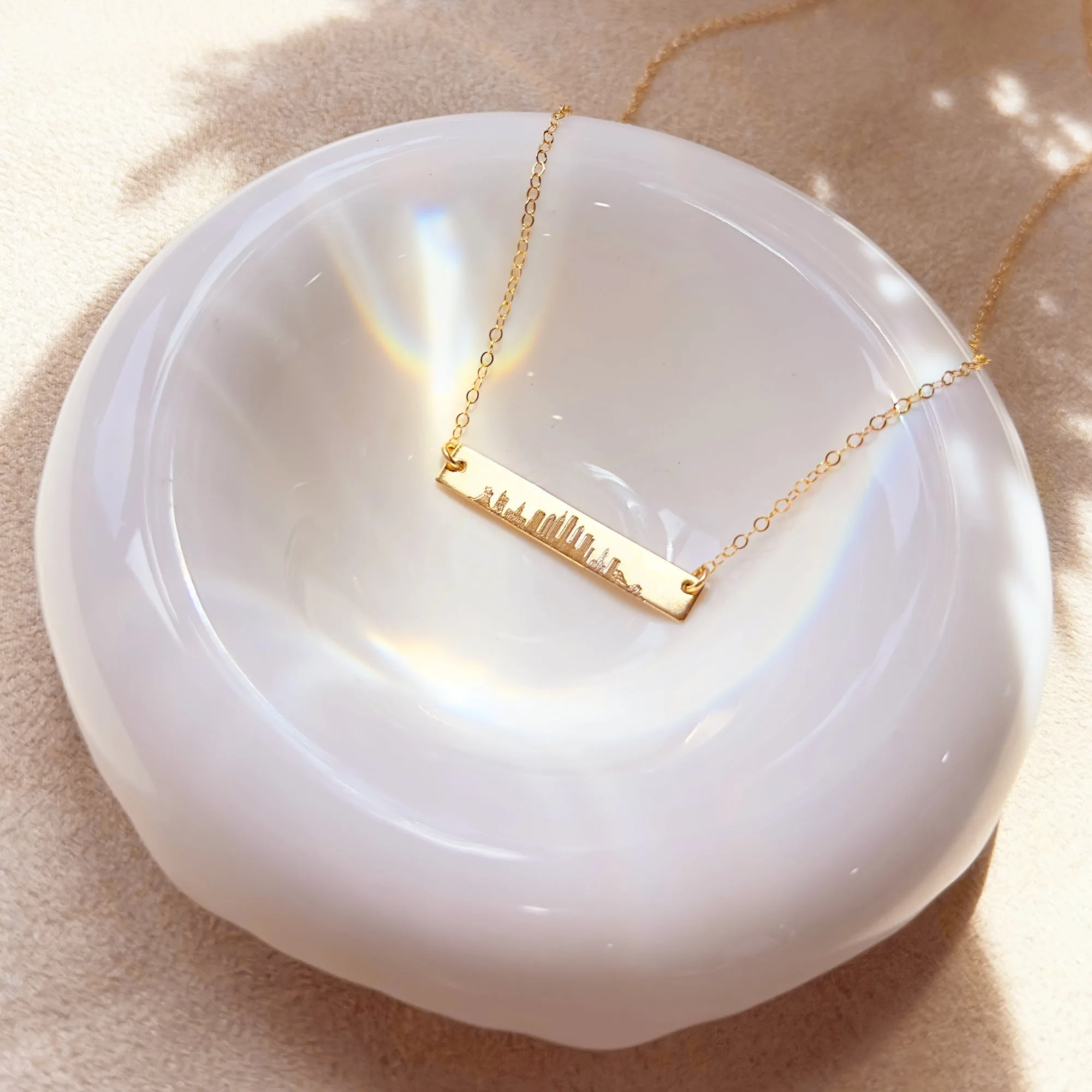 Skyline Engraved Jewelry A Piece Of Home You Can Always Wear Danique Jewelry