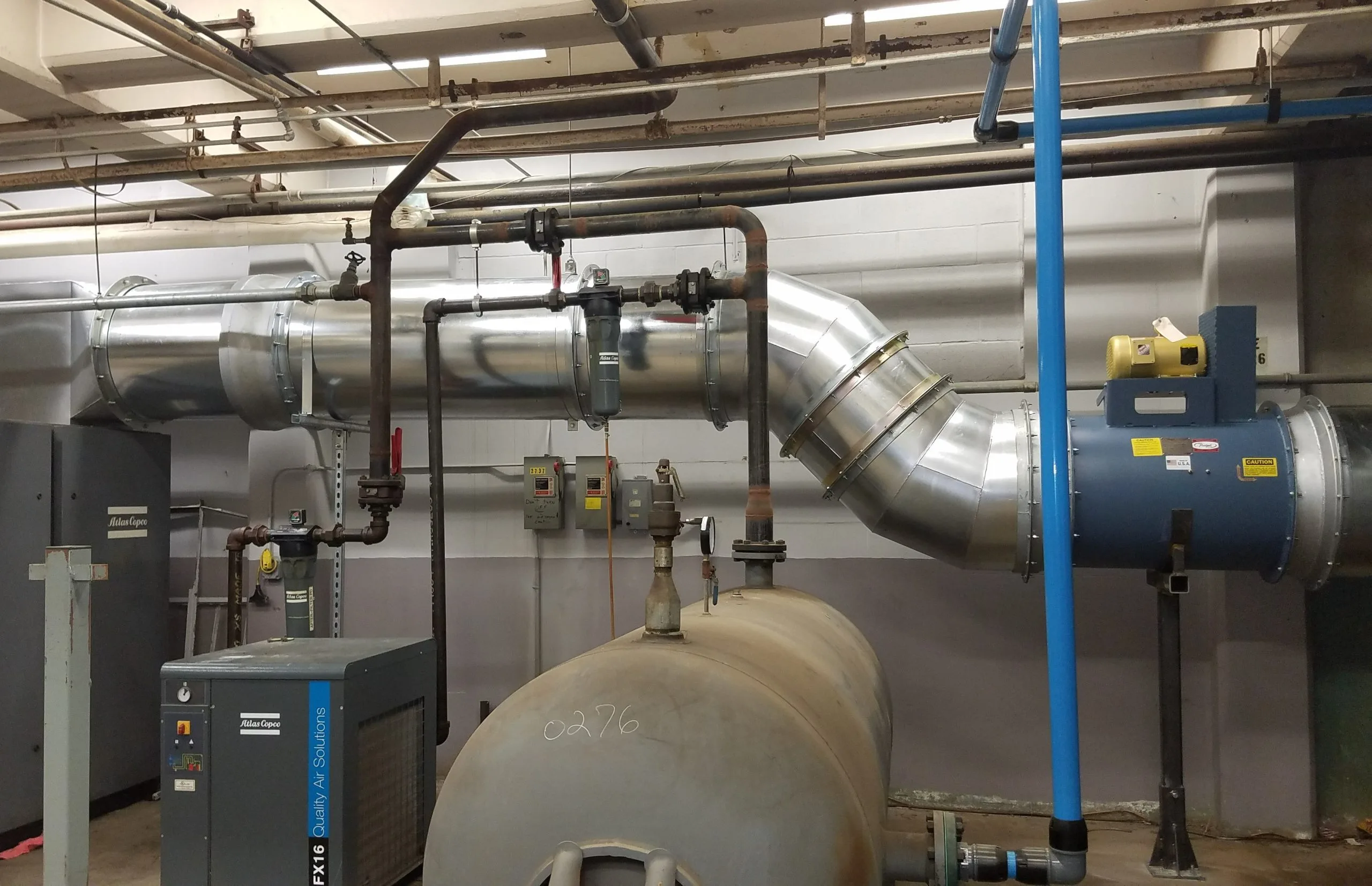 Small Compressor Room Ventilation Systech Design Inc