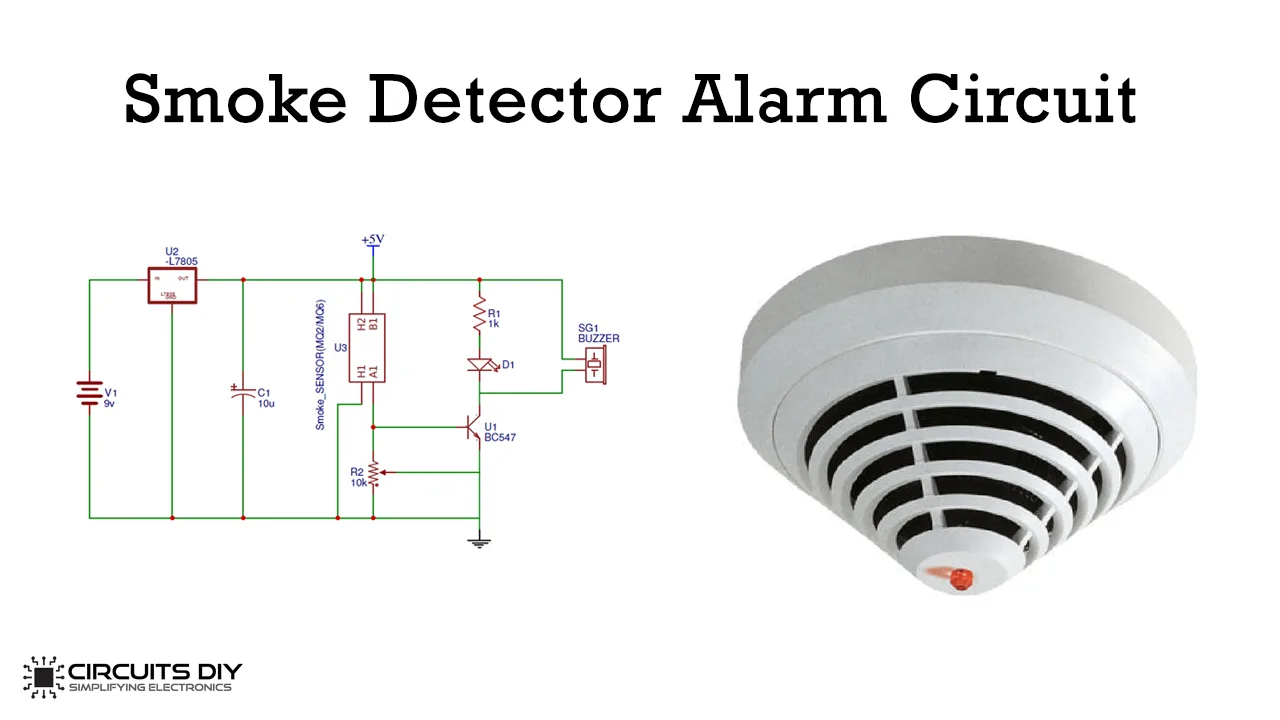 Smoke Detector Fire Alarm Circuit Diagram Smoke Wiring Detec