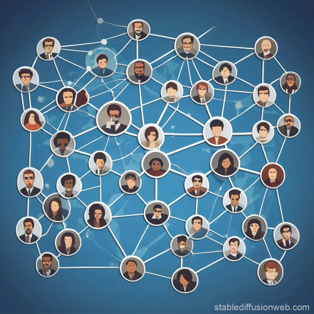 Social Network Wiring Prompts Stable Diffusion Online