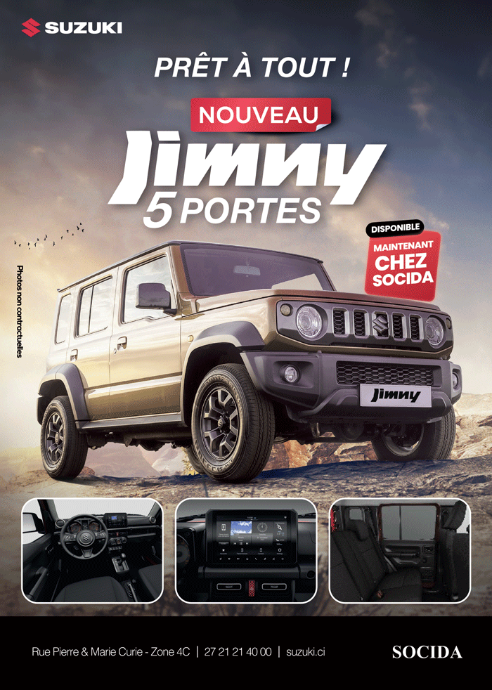 Socida Vous Présente Le Nouveau Suzuki Jimny 5 Portes