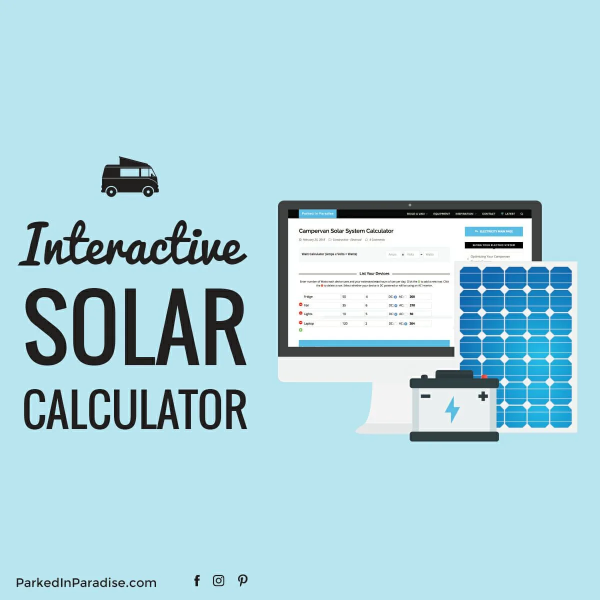 Solar Calculator And Diy Wiring Diagrams Solar Panel Block D